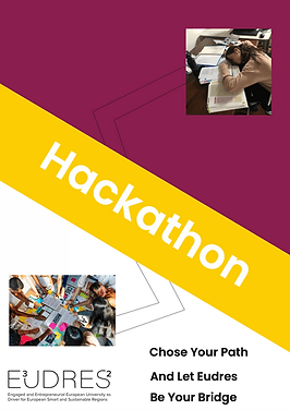 O objetivo do mupi é mostrar as pessoas que existe dois caminhos para quem realiza e quem não realiza hackaton. Onde a pessoa pode ser diferenciada por uma mente mais fechada e sem energia para quem não participa em comparação com uma mente cheia de criatividade e com energia e disposição